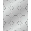 Clearance Tape Logic ® Foil Circle Laser Labels, 2 1/2", Silver, 1200/Case (LL217SR)