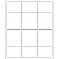 Sale Tape Logic ® Laser Labels, Rectangle, 2 5/8" x 1", White, 3000/Case (LL113)