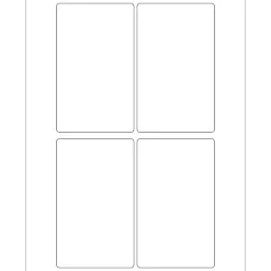 New Tape Logic ® Laser Labels, Rectangle, 3" x 5", White, 400/Case (LL117)