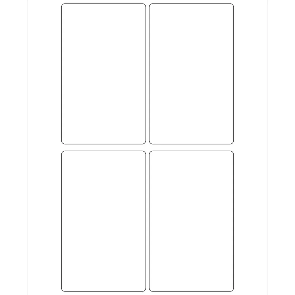 New Tape Logic ® Laser Labels, Rectangle, 3" x 5", White, 400/Case (LL117)