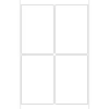 Labels|Tape Logic Laser Labels, Rectangle, 4" x 6", White, 400/Case (LL130)
