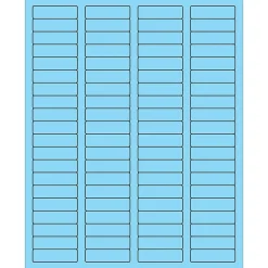 Clearance Tape Logic ® Rectangle Laser Labels, 1 3/4" x 1/2", Pastel Blue, 8000/Case (LL170BE)