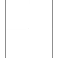 Sale Tape Logic ® Rectangle Laser Labels, Master Case, 4 1/4" x 5 1/2", White, 4000/Case (LL131MC)