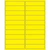 Outlet Tape Logic ® Rectangle Laser Labels, 4" x 1", Fluorescent Yellow, 2000/Case (LL177YE)