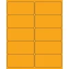 Outlet Tape Logic ® Rectangle Laser Labels, 4" x 2", Fluorescent Orange, 1000/Case (LL178OR)