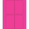 Outlet Tape Logic ® Rectangle Laser Labels, 3" x 5", Fluorescent Pink, 400/Case (LL175PK)