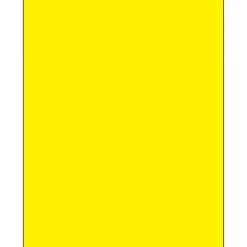 Sale Tape Logic ® Rectangle Laser Labels, 8 1/2" x 11", Fluorescent Yellow, 100/Case (LL185YE)