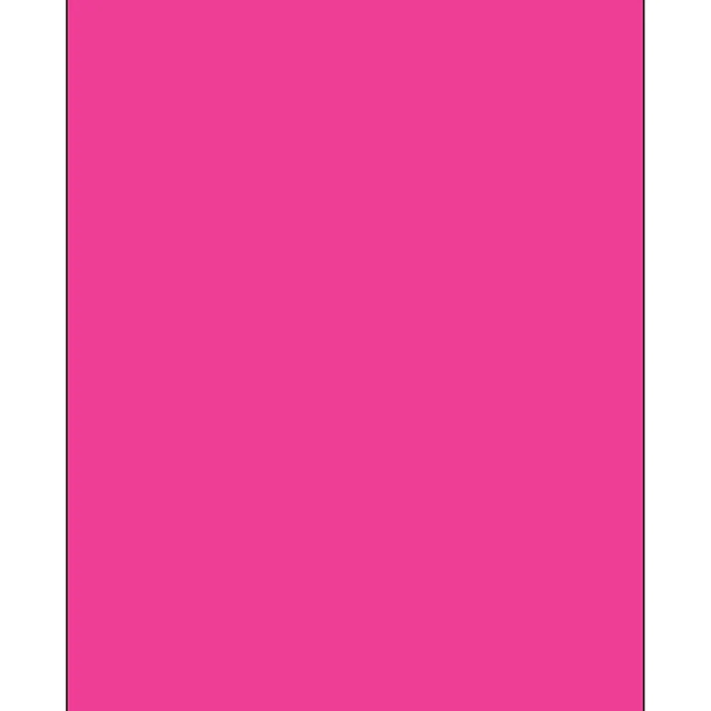 Outlet Tape Logic ® Rectangle Laser Labels, 8 1/2" x 11", Fluorescent Pink, 100/Case (LL185PK)