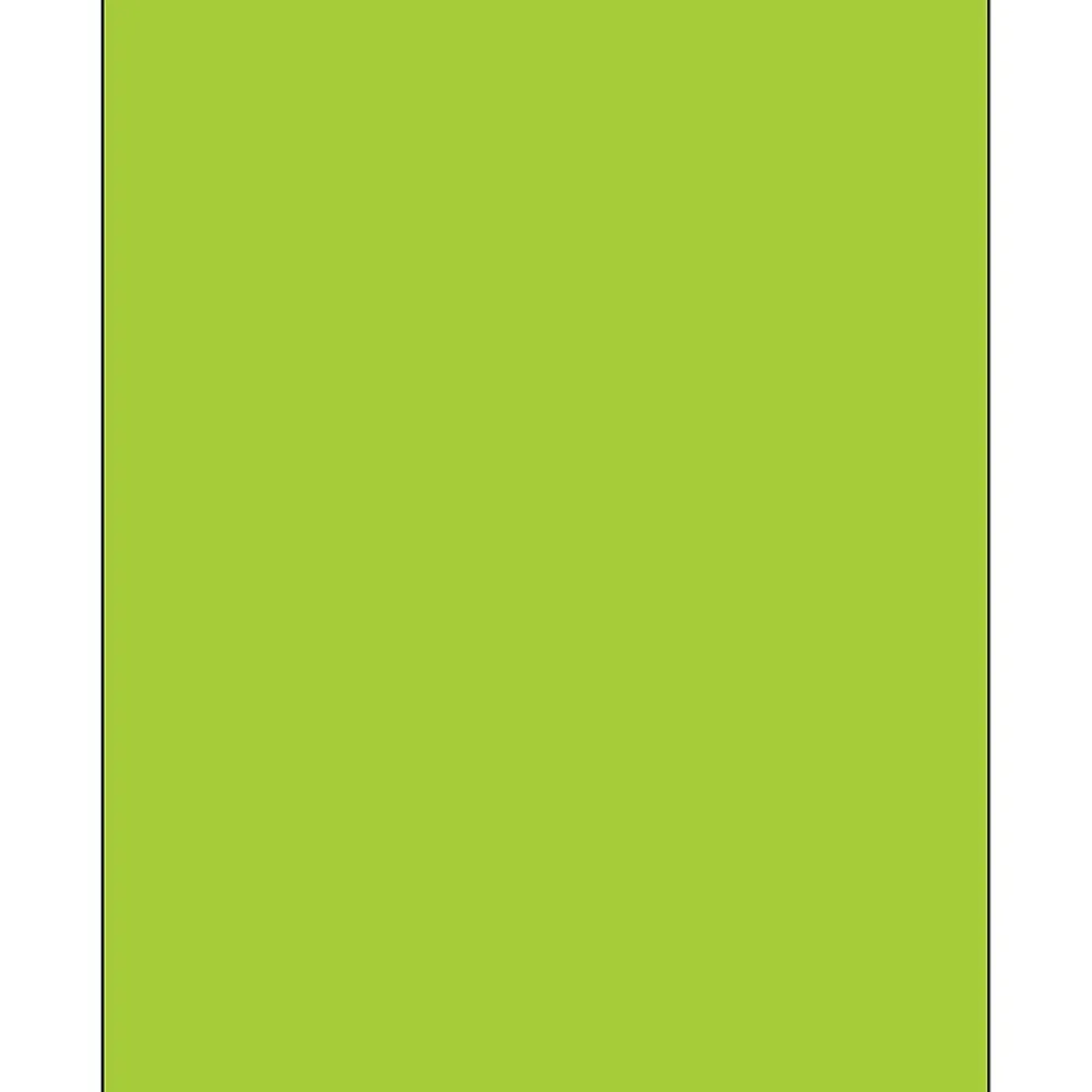 Labels|Tape Logic ® Rectangle Laser Labels, 8 1/2" x 11", Fluorescent Green, 100/Case (LL185GN)