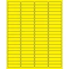 Labels|Tape Logic Rectangle Laser Labels, 1 15/16" x 1/2", Fluorescent Yellow, 8000/Case (LL171YE)