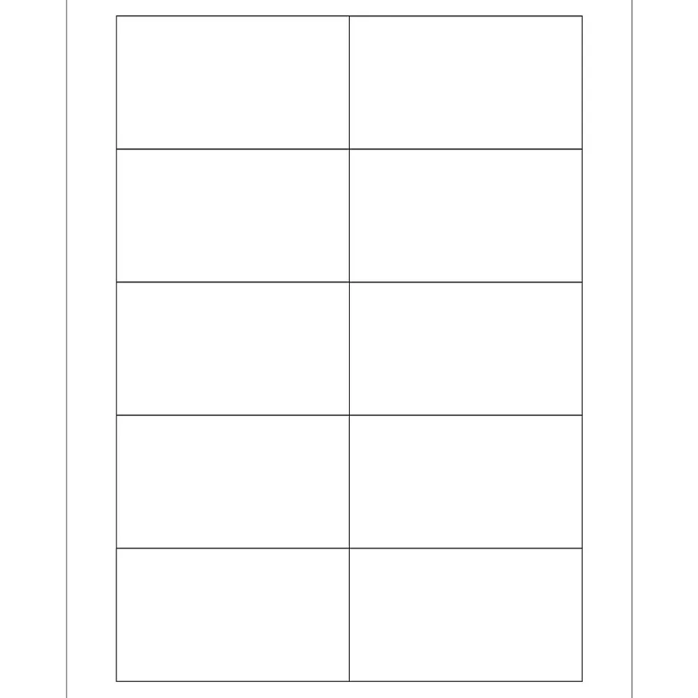 Labels|Tape Logic ® Rectangular Laser Labels, 3 1/2" x 2", White, 1000/Case (LL118)