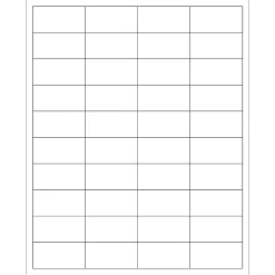 Labels|Tape Logic ® Rectangular Laser Labels, 2" x 1", White, 4000/Case (LL162)