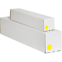 Labels|Tape Logic Removable Labels, 2" Circle, Fluorescent Yellow, 500 /Roll (DL1390FY)