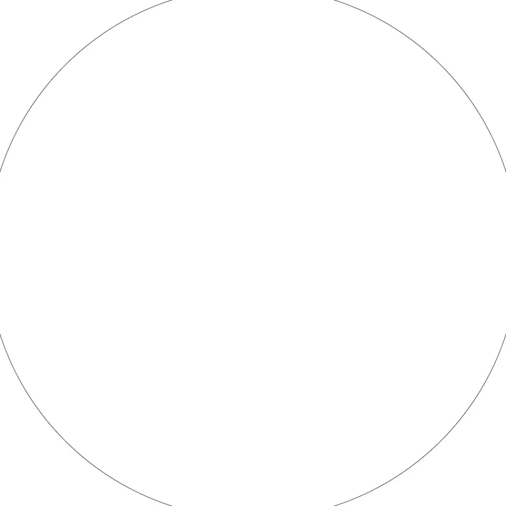 Labels|Tape Logic Removable Labels, 1" Circle, White, 500 /Roll (DL1389WH)