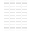 Sale Tape Logic ® Removable Rectangle Laser Labels, 1 3/4" x 1/2", White, 8000/Case (LL261)