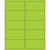 Labels|Tape Logic ® Removable Rectangle Laser Labels, 4" x 2", Fluorescent Green, 1000/Case (LL410GN)