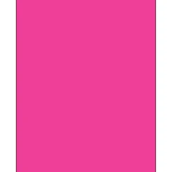 Labels|Tape Logic ® Removable Rectangle Laser Labels, 8 1/2" x 11", Fluorescent Pink, 100/Case (LL420PK)