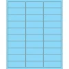 Labels|Tape Logic ® Removable Rectangle Laser Labels, 2 5/8" x 1", Pastel Blue, 3000/Case (LL405BE)