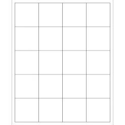 Best Tape Logic ® Weather-Resistant Laser Labels, 2" x 2", White, 2000/Case (LL257WR)