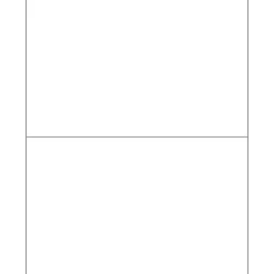 Best Tape Logic ® Weather-Resistant Laser Labels, 8 1/2" x 5 1/2", White, 200/Case (LL255WR)