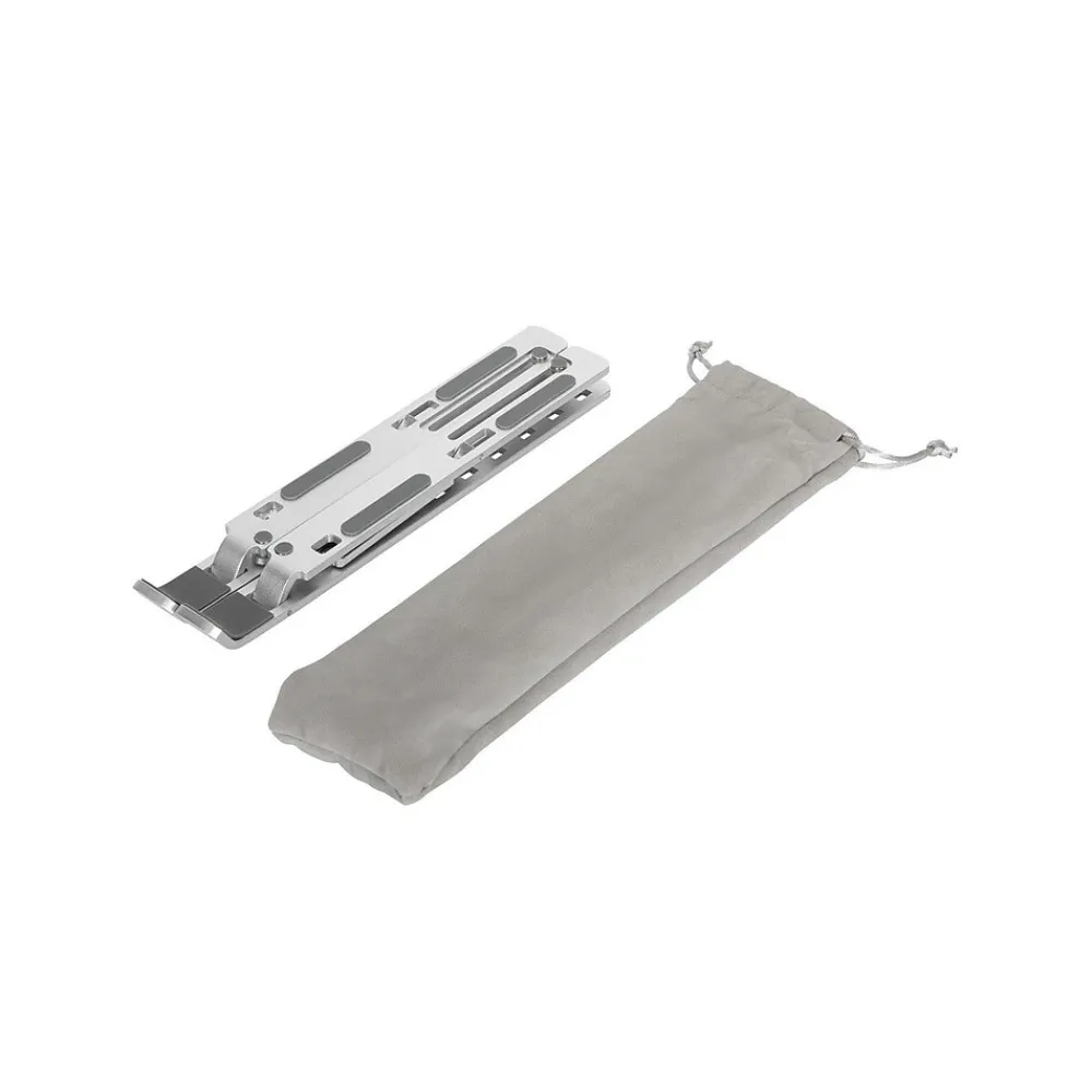 Aluminum Portable Ergonomic Laptop/Tablet Stand, Silver (AWE810GL)<Targus Discount