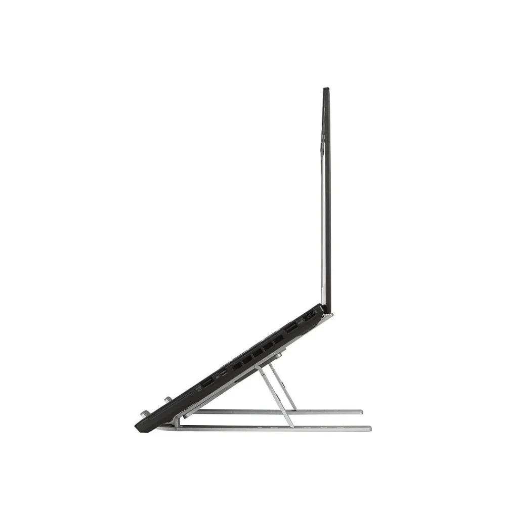 Aluminum Portable Ergonomic Laptop/Tablet Stand, Silver (AWE810GL)<Targus Discount