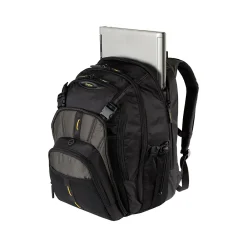 Targus CityGear Laptop Backpack, X-Large, Black/Yellow (TBB018US)
