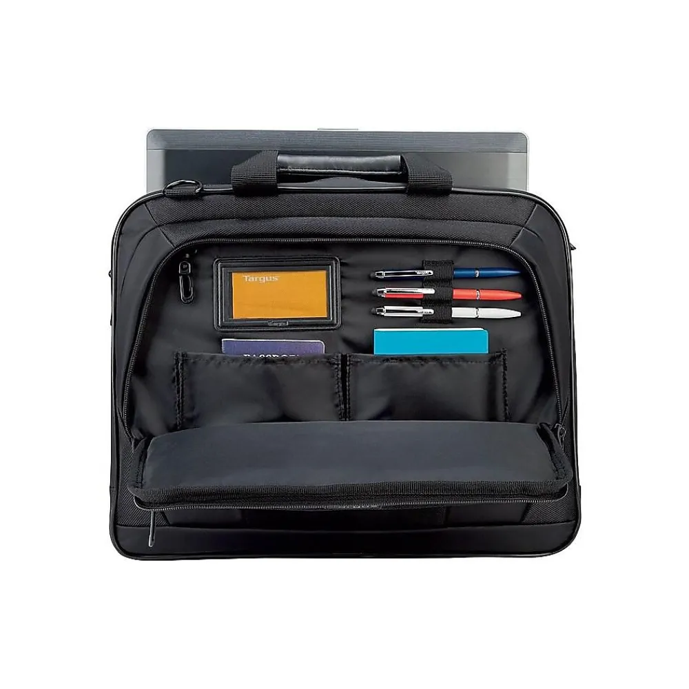 CityLite Laptop Briefcase, Black Polyester (TBT053US)<Targus Clearance
