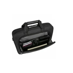 Classic Slim Laptop Briefcase, Black Polyester (TCT027US)<Targus New