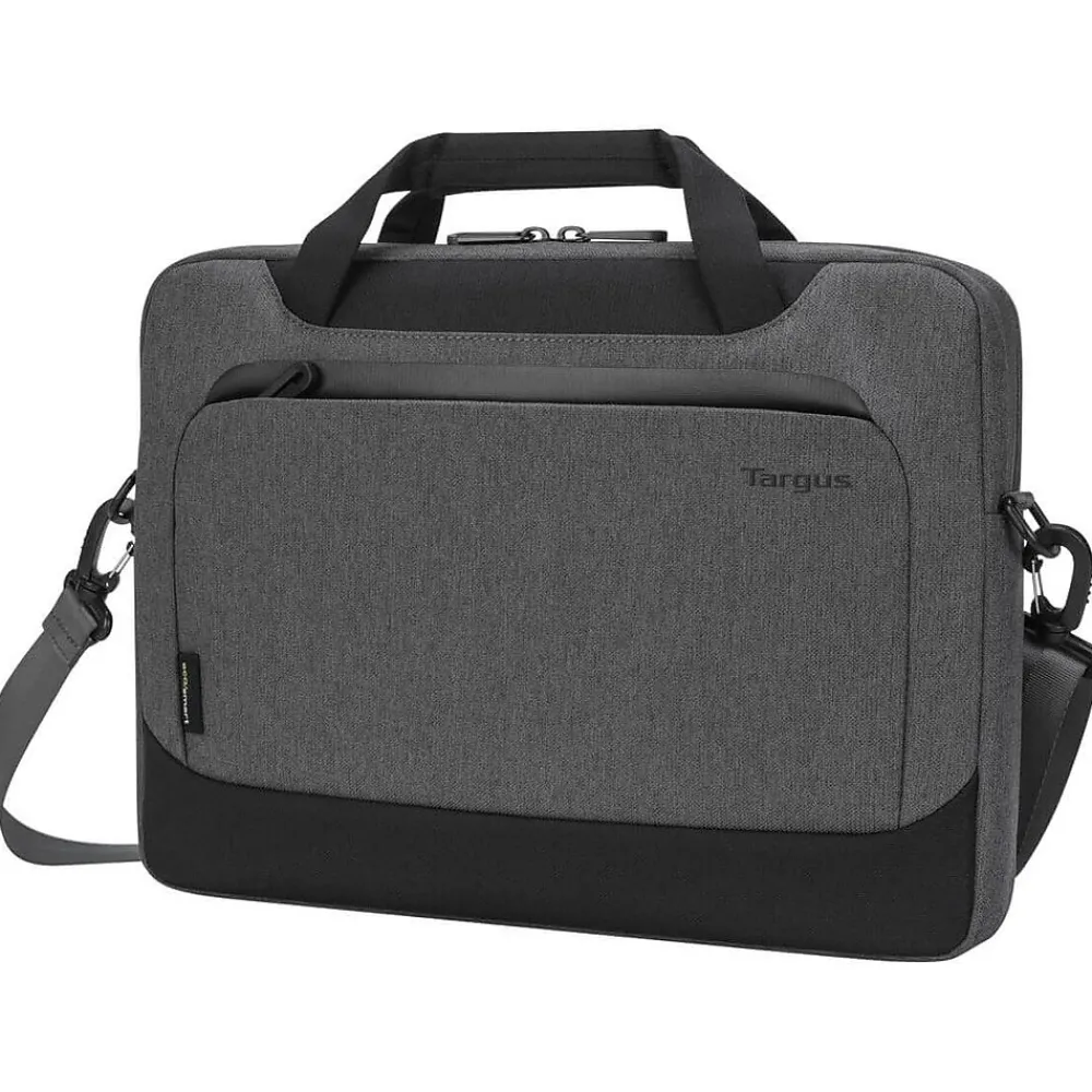 Cypress Laptop Briefcase, Gray Fabric (TBS92602GL)<Targus Clearance