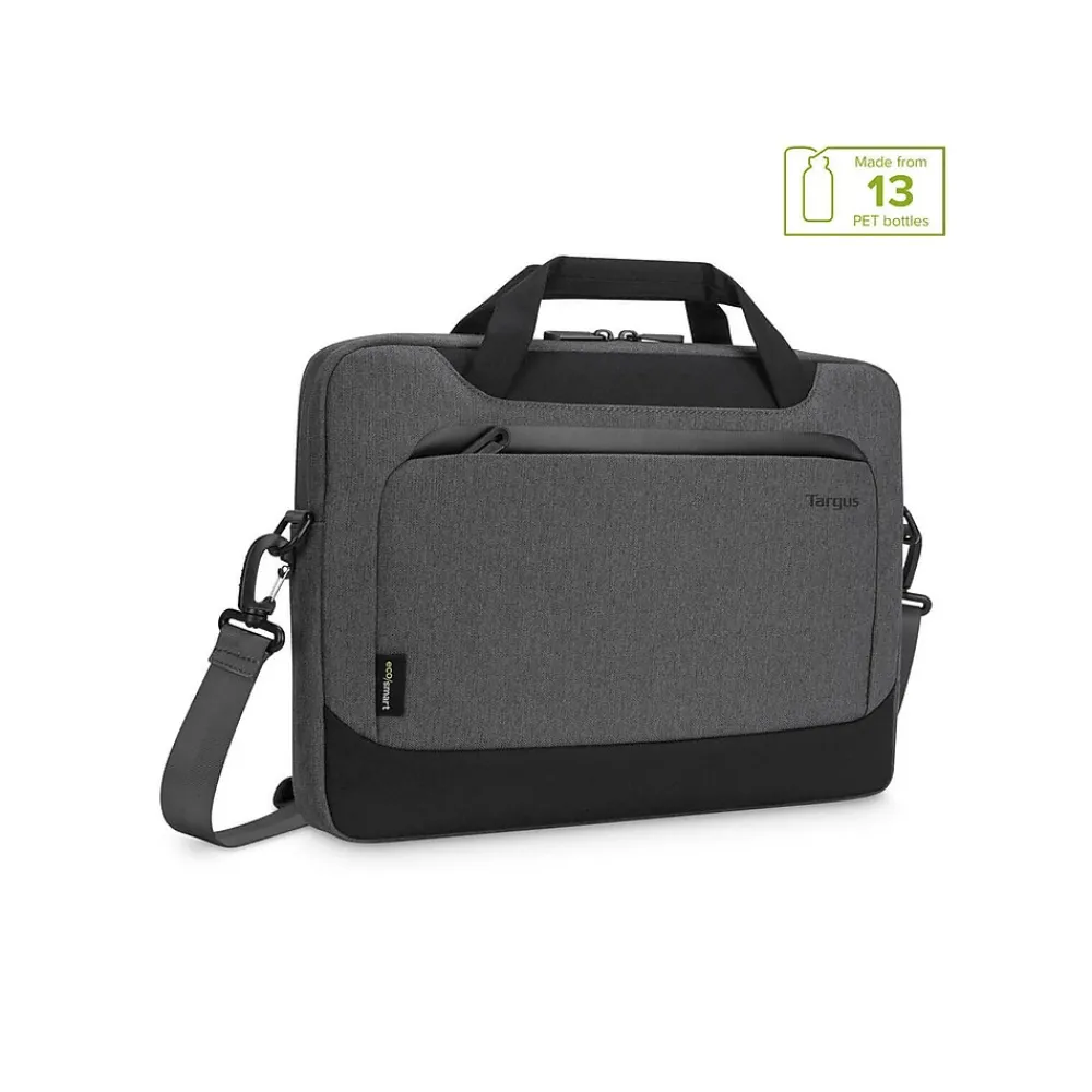 Cypress Laptop Briefcase, Gray Fabric (TBS92602GL)<Targus Clearance