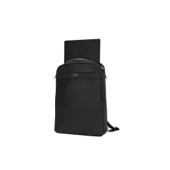 Targus Newport Laptop Backpack, Black Nylon/Leatherette (TBB598GL)