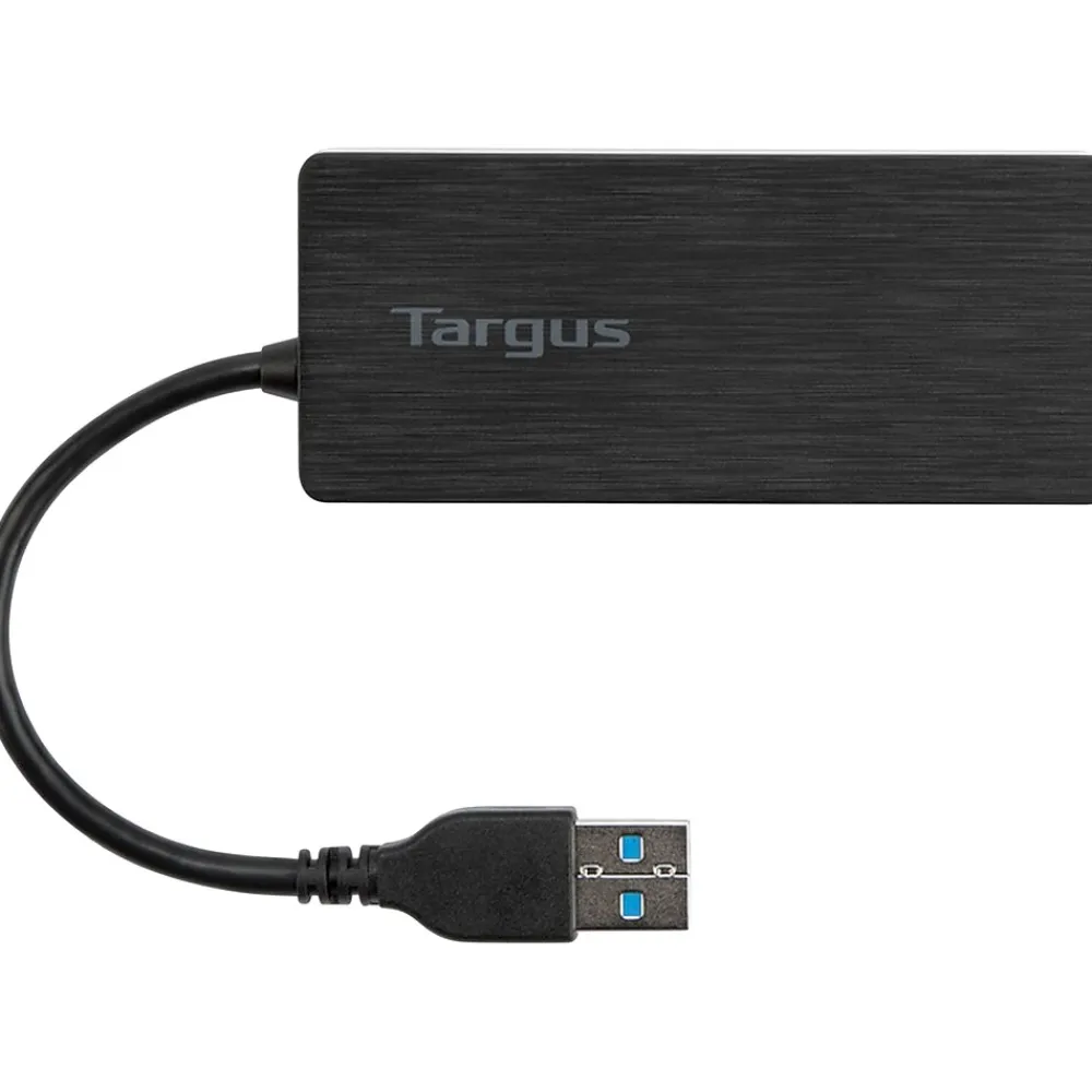 Targus 4-Port USB 3.0 Hub, Black (ACH124US)