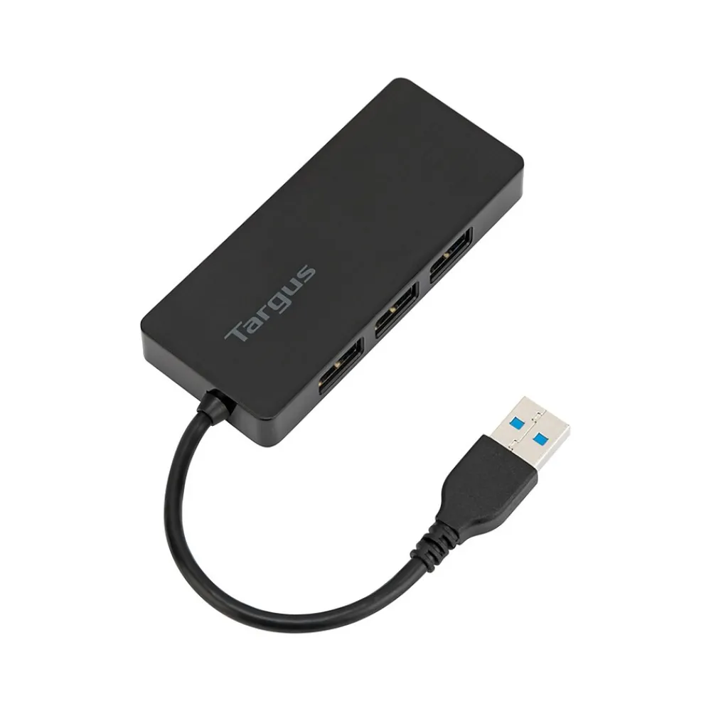 Targus 4-Port USB 3.0 Hub, Black (ACH124US)