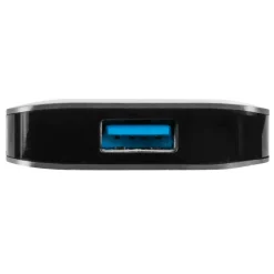 Targus 4-Port USB-C Hub, Silver (ACH226BT)