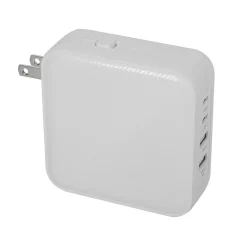 PowerElite USB Type-C/USB Type-A 100W Universal Wall Charger, White (APA10906US)<Targus