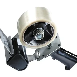 Sale Tartan Pistol Grip 2" to 3" Handheld Packing Tape Dispenser, Black (HB903)