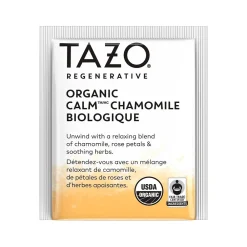 Tazo Calm Decaf Chamomile Herbal Tea, Tea Bag, 0.73 Oz., 16/Box (10794522003546)