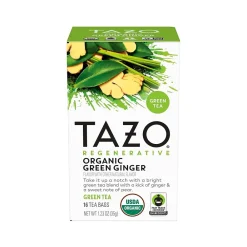 Tazo Green Ginger Green Tea Bag, 1.23 Oz., 16/Box (10794522003560)