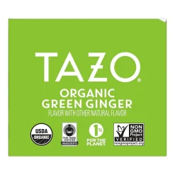 Tazo Green Ginger Green Tea Bag, 1.23 Oz., 16/Box (10794522003560)