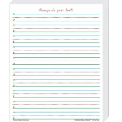 Classroom Paper*Teacher Created Resources Smart Start 1, 2 Writing Paper, Printed, Letter 8.5" x 11", White Paper, 360 Sheet