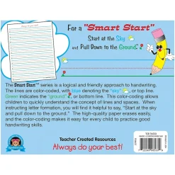 Classroom Paper*Teacher Created Resources Smart Start 1, 2 Writing Paper, Printed, Letter 8.5" x 11", White Paper, 360 Sheet