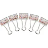 Clips & Fasteners|Teacher Created Resources Confetti Medium Binder Clips, .5" Capacity, White Polka Dots, 24 Clips/Pack, 3 Packs/Bundle (TCR20857)