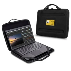 Carrying Laptop Case, Black, Vinyl (TP-BK-CC11)<TechProtectus Outlet