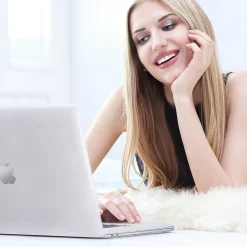 Hard-Shell Laptop Case with Keyboard Cover and Screen Protector, Clear, Plastic (TP-CYCL-MA13ST)<TechProtectus