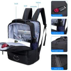 Laptop Backpack, Black, Nylon (TP-BK-BP15)<TechProtectus Sale