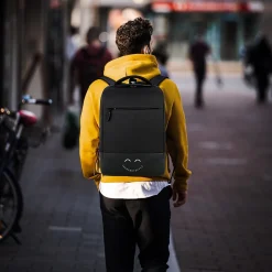 Laptop Backpack, Black, Nylon (TP-BK-BP15)<TechProtectus Sale