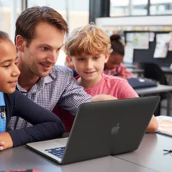 Laptop Case with Keyboard Cover and Screen Protector, Black, Plastic (TP-BK-K-MA13M1)<TechProtectus Discount