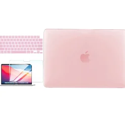 Laptop Case with Keyboard Cover and Screen Protector, Pink, Plastic (TP-RQ-K-MP16M1X)<TechProtectus