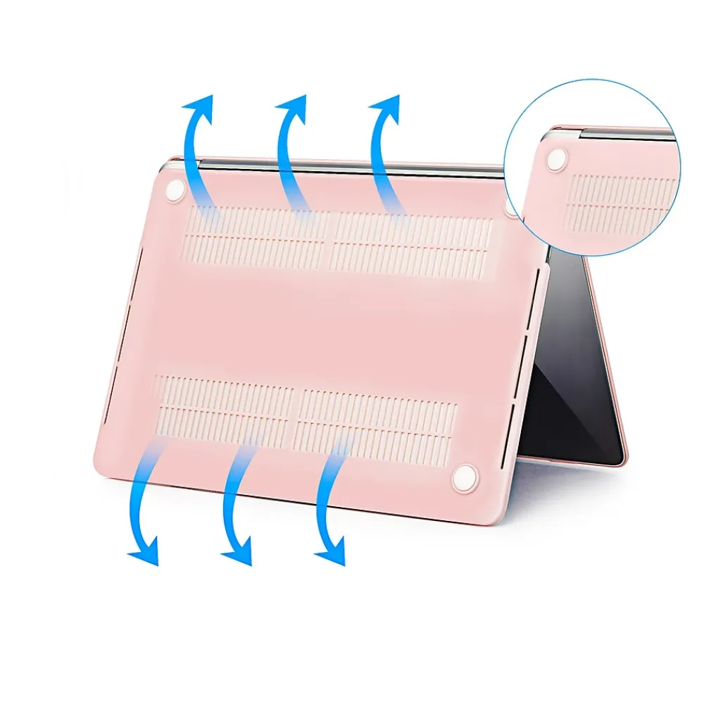 Laptop Case with Keyboard Cover and Screen Protector, Pink, Plastic (TP-RQ-K-MP16M1X)<TechProtectus